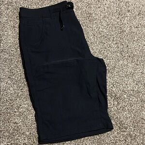 Prana standard fit black‎ shorts